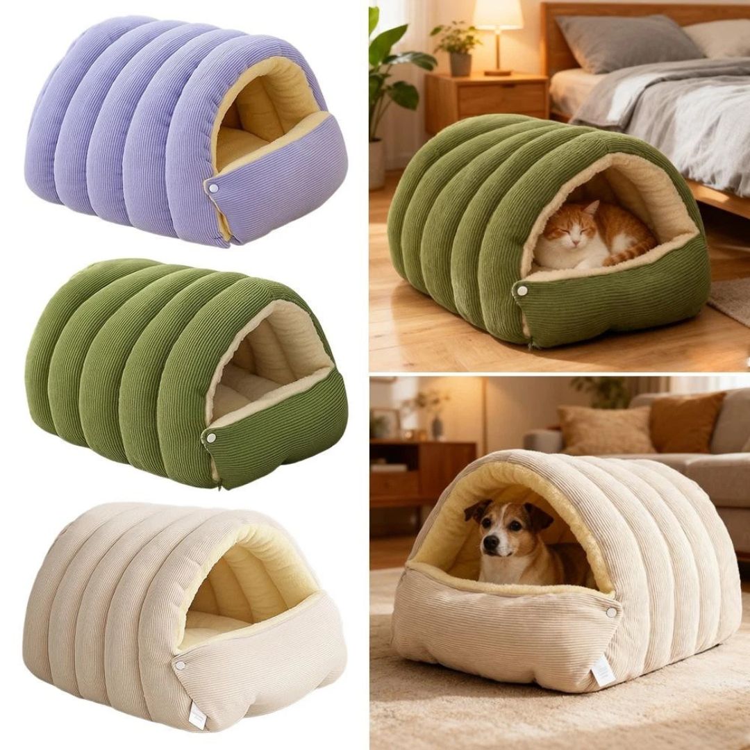 PawHaven™ Cozy Cave Bed